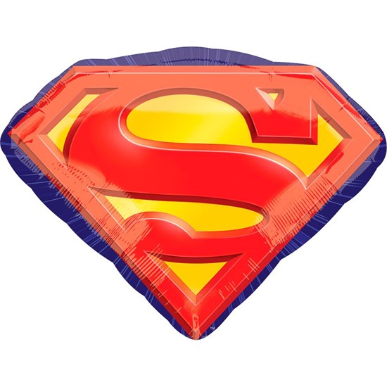 Фигура Эмблема Супермена / Superman Emblem 66*56 см с гелием 2969202 - фото 5393