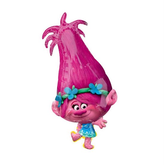 Фигура Тролли Розочка / Trolls Poppy 35*78 см с гелием 3569702-P - фото 5451