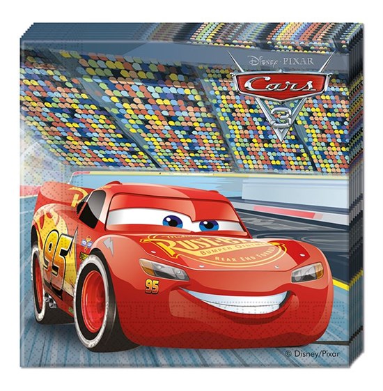 Салфетки 33*33 см "Тачки 3" / Cars 3 20 шт 87799 - фото 9018