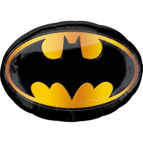 Фигура Бэтмен знак / Batman sign 68*48 см с гелием 2965702