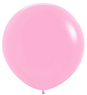 Пастель 60 см розовый / Bubble Gum Pink с гелием (S 30 /Семпертекс) 130009