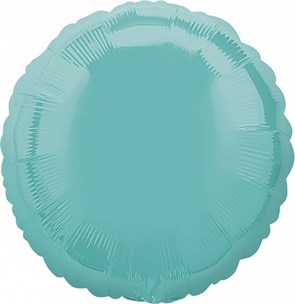 Круг 45 см бирюзовый / Robins Egg Blue Decorator с гелием (An 18 /Анаграм) 2300602