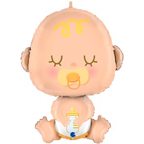 Фигура Малыш (малышка) с бутылочкой 79 см с гелием 72084G