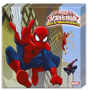 Салфетки 33*33 см "Человек-Паук" / Ultimate Spiderman Web Warriors 20 шт 85154