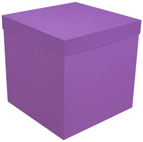 Коробка-сюрприз сиреневая 70*70*70 555271