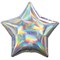 Звезда 45 см серебро голография / Iridescent Silver с гелием (An 18 /Анаграм) 3927002 - фото 10384