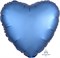 Сердце 45 см синий лазурный сатин / Satin Luxe Azure Heart с гелием (An 18 /Анаграм) 1204-0633 - фото 10571
