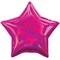 Звезда 45 см фуксия (лиловая) голография / Iridescent Magenta с гелием (An 18 /Анаграм) 3926702 - фото 11430