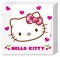 Салфетки 33*33 "Хэллоу-Китти" / Hello Kitty Hearts 20 шт 81794 - фото 9025